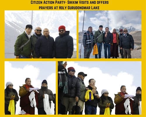 Citizen Action Party-Sikkim faces hotel denial, raises concerns about Gurudongmar Lake infrastructure