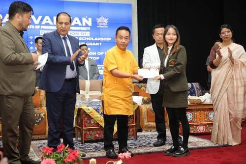 Chief Minister of Sikkim, Prem Singh Tamang, distributed grants to various beneficiaries under the Chief Minister Discretionary Grants