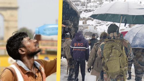40 tourists who were stranded near Nathula due to heavy rainfall and snowfall
