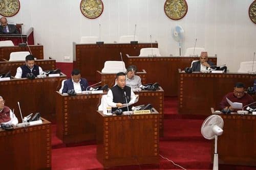 The first day of the four-day-long Sikkim Budget session 2023-24
