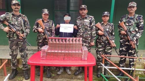 SSB personnel intercepted Nepali citizen for smuggling Cigarettes to India