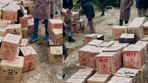 Raid at Ghantidara, Samabeyong Tea Estate Uncovers Smuggled Intoxicants Worth Over Rs. 16 Lakh
