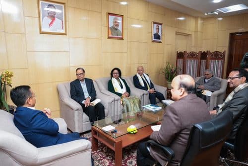 CM P.S. Tamang Meets 16th Finance Commission Delegation