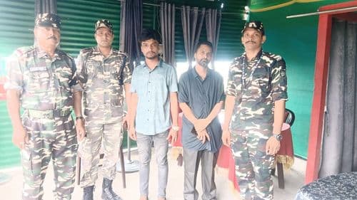 SSB Apprehends Two Bangladeshi Nationals Attempting Illegal Entry From Nepal at Panitanki; Human Trafficking Agents Under Scrutiny