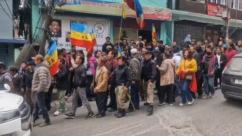 SDF Member Detained in Namchi After Unauthorized Rally Following Chamling's Coordination Meeting